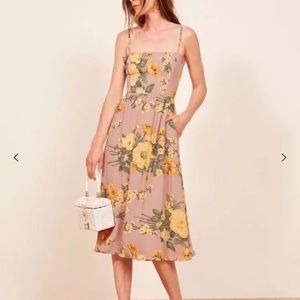 Reformation Rosehip dress in Antionette